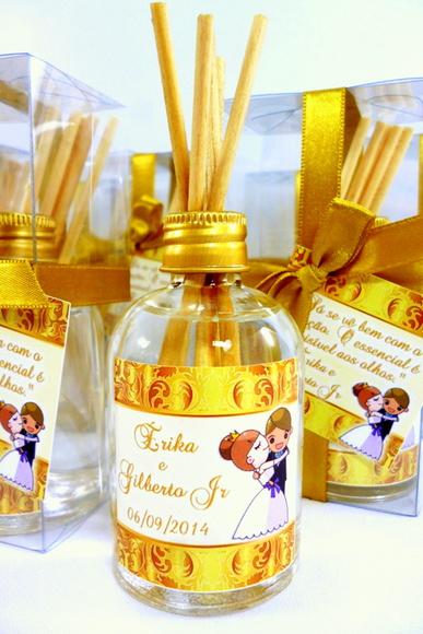 Lembrancinha Mini Aromatizador Casamento