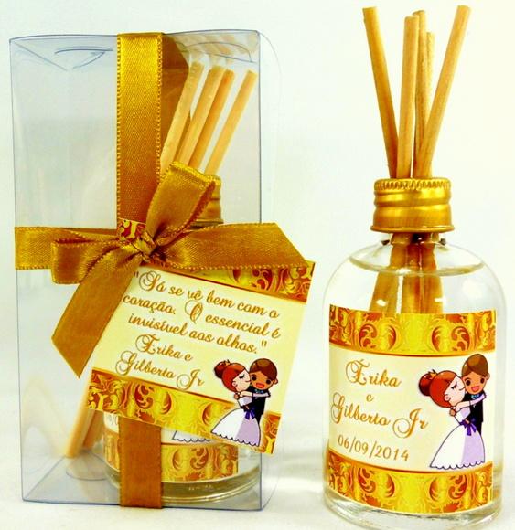 Lembrancinha Mini Aromatizador Casamento