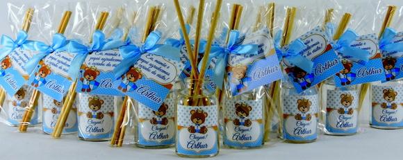 Lembrancinha Mini Aromatizador Difusor de Varetas Ursinho