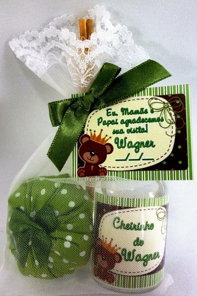 Lembrancinha Mini Aromatizador e Sachê