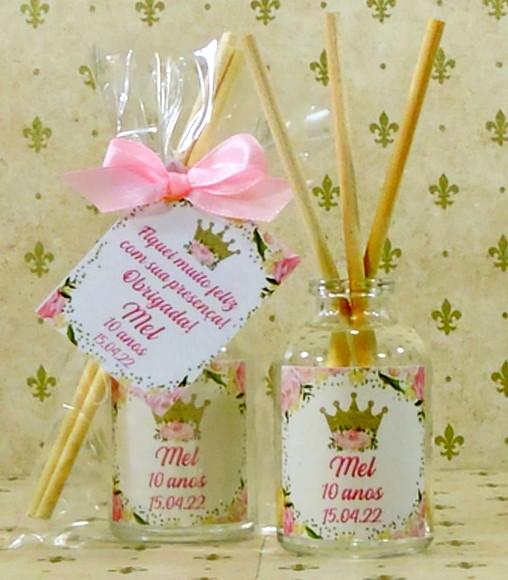 Lembrancinha Mini Aromatizante Difusor Varetas Aniversário