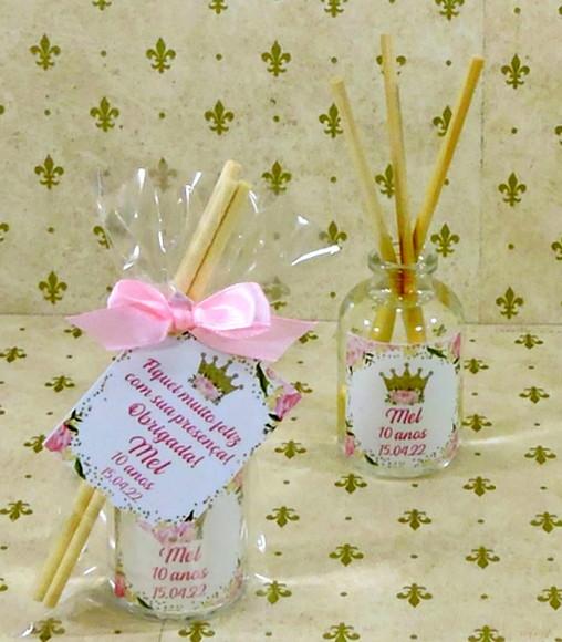 Lembrancinha Mini Aromatizante Difusor Varetas Aniversário