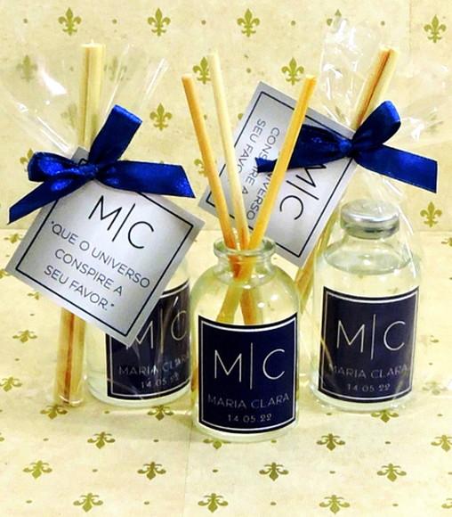 Lembrancinha Mini Aromatizante Difusor Varetas Aniversário