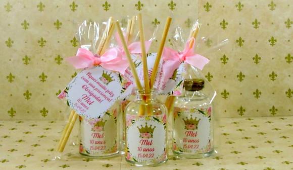 Lembrancinha Mini Aromatizante Difusor Varetas Aniversário