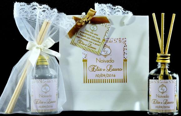 Lembrancinha Mini Aromatizante Difusor Varetas Noivado