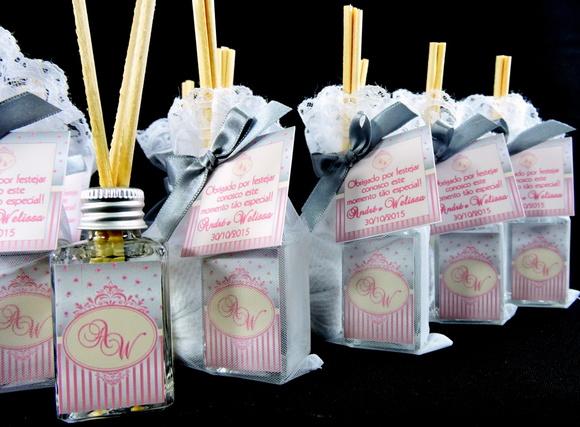 Lembrancinha Mini Aromatizante e Sachê
