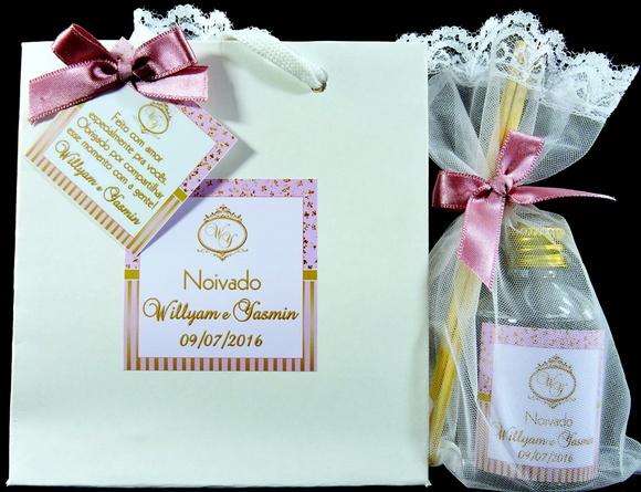 Lembrancinha Mini Aromatizante Noivado Casamento