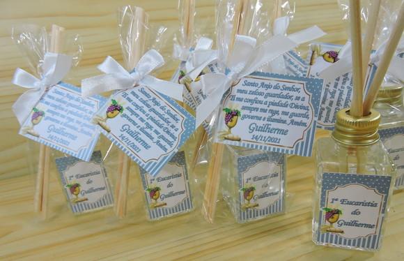 Lembrancinha Mini Aromatizante Primeira Eucaristia Comunhão