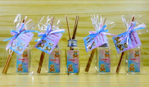 Lembrancinha Mini Difusor de Chá de Revelação Aromatizante