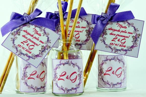 Lembrancinha Mini Difusor de Casamento