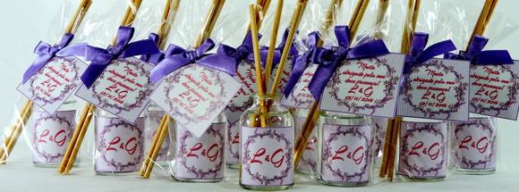 Lembrancinha Mini Difusor de Casamento