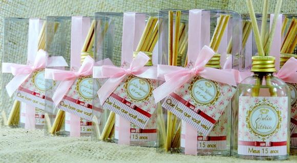 Lembrancinha Mini Difusor Debutante 15 Anos Coroa
