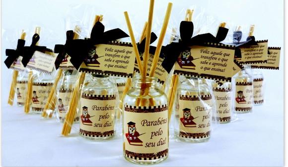Lembrancinha Mini Difusor Dia dos Professores Professor