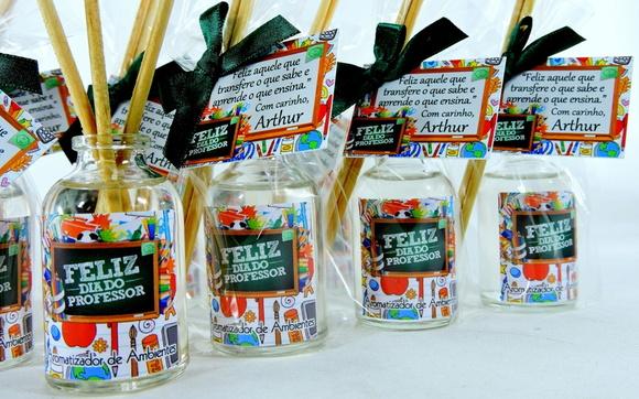 Lembrancinha Mini Difusor Dia dos Professores Professora