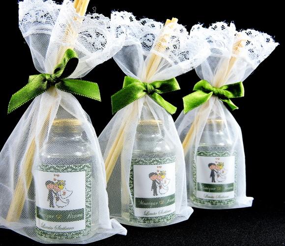 Lembrancinha Mini Difusor na Organza