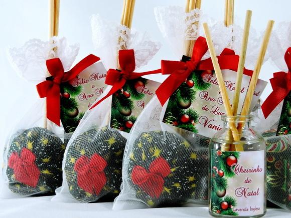 Lembrancinha Mini Difusor Sachê Natal Amigo Oculto Secreto