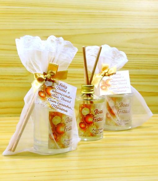 Lembrancinha Mini Home Spray Brinde Natal Amigo Secreto