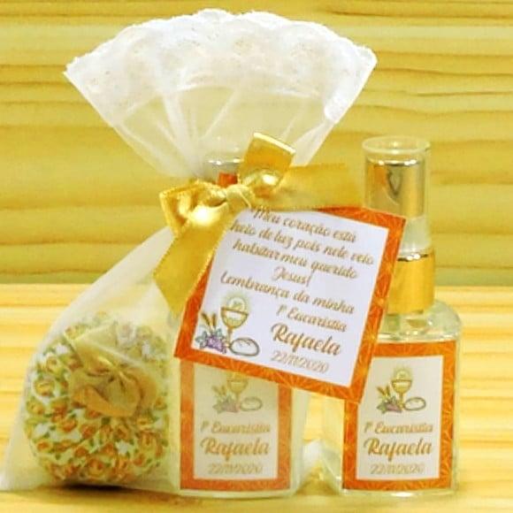 Lembrancinha Mini Home Spray Primeira Eucaristia Batizado