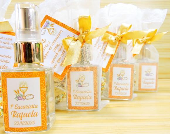 Lembrancinha Mini Home Spray Primeira Eucaristia Batizado
