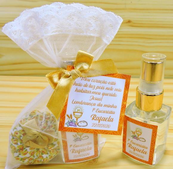 Lembrancinha Mini Home Spray Primeira Eucaristia Batizado