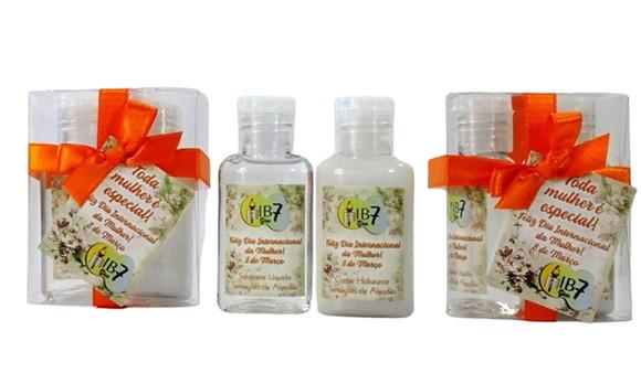Lembrancinha Mini Kit Higiene Brinde do Dia da Mulher