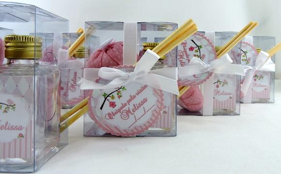 Lembrancinha Nascimento Mini Aromatizador Sachês Passarinhos