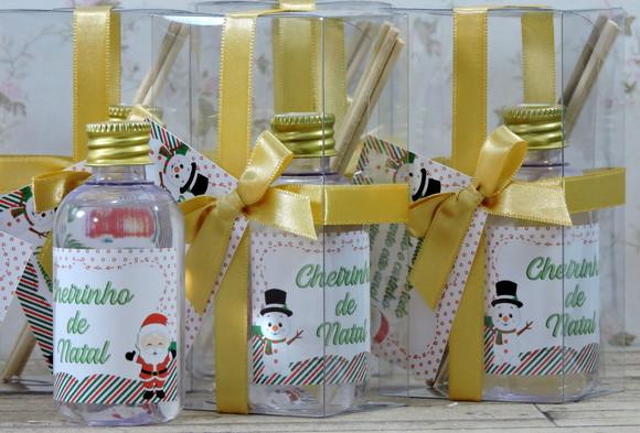 Lembrancinha Natal Mini Aromatizador Ambiente Vareta Difusor
