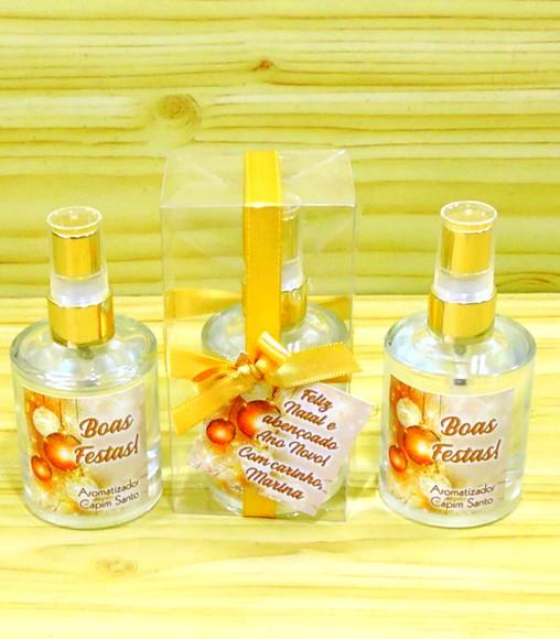 Lembrancinha Natal Mini Home Spray Amigo Secreto Brinde