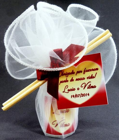 Lembrancinha no Lenço de Organza