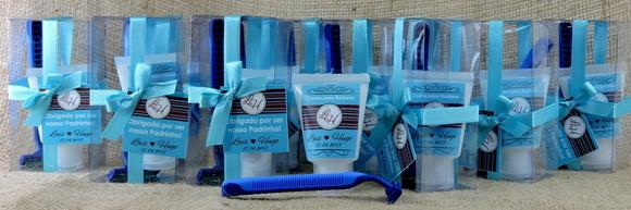 Lembrancinha para Padrinhos Kit de Barbear