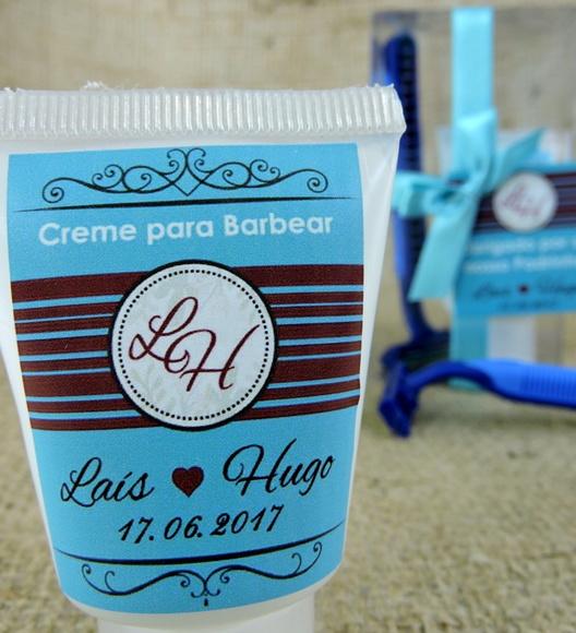 Lembrancinha para Padrinhos Kit de Barbear