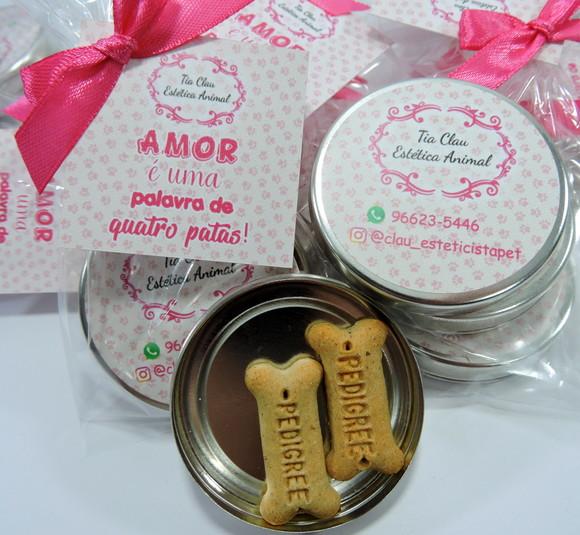 Lembrancinha Pet Brinde Personalizado Biscoito Cachorrinho