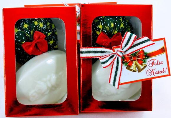 Lembrancinha Sabonete Sachê Caixa Natal Amigo Secreto Oculto