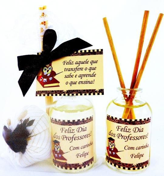 Lembrancinha Sachê e Mini Aromatizante Professores