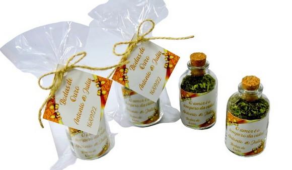Lembrancinha Tempero do Amor Bodas de Ouro Casamento