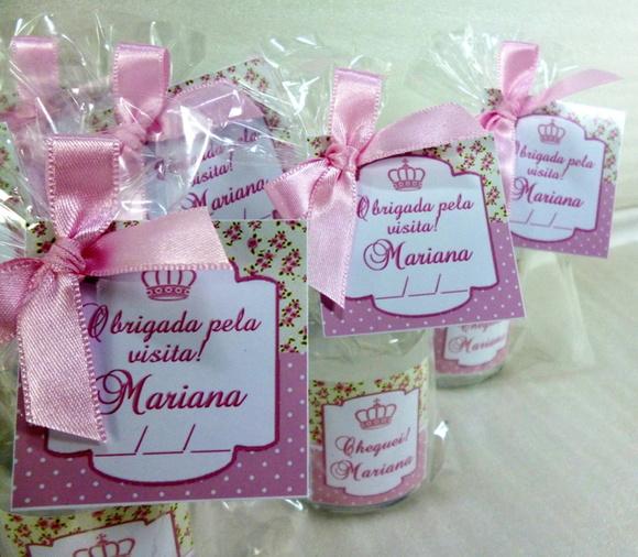 Mini Álcool Gel Lembrancinha de Bebê