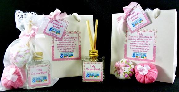 Mini Aromatizador na Sacolinha Branca