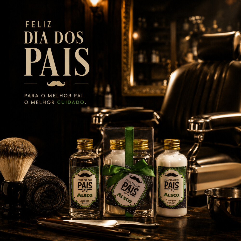 Lembrancinha Dia dos Pais Kit Higiene com Hidratante e Sabonete L