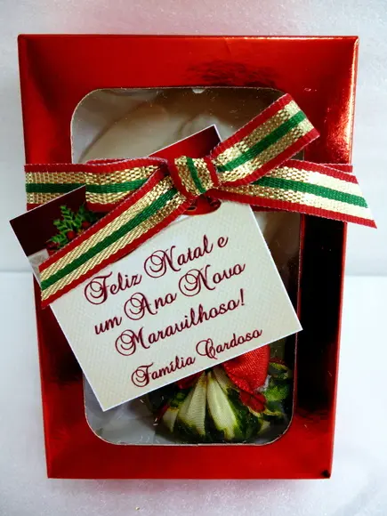 Caixinha Sachê de Natal com Sabonete