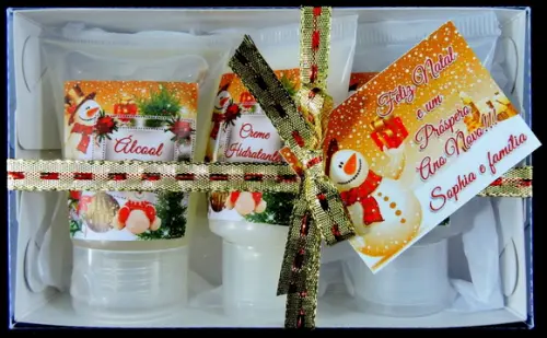 Kit Higiene Lembrancinha de Natal
