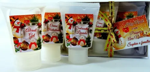 Kit Higiene Lembrancinha de Natal