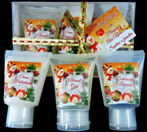 Kit Higiene Lembrancinha de Natal
