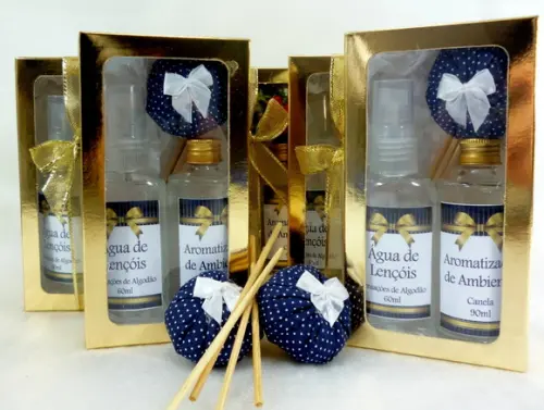 Kit Madrinhas Caixa Dourada
