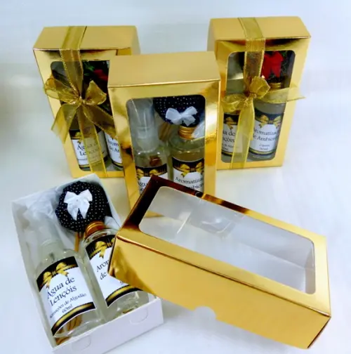 Kit Madrinhas Caixa Dourada