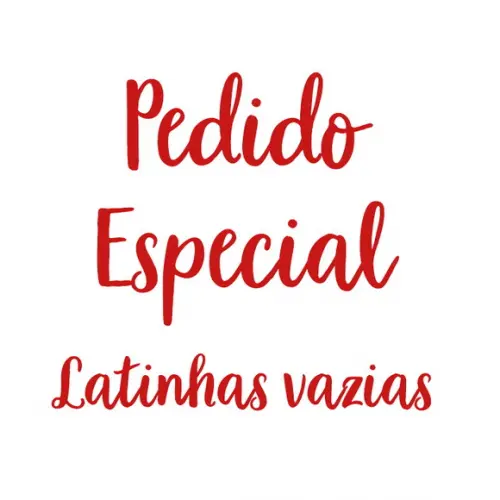 Latinha 5x1cm com Etiqueta e Tag sem Recheio
