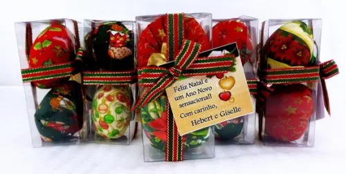Lembrancinha 2 Sachês Caixinha de Natal