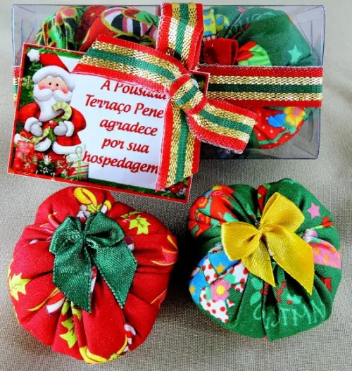 Lembrancinha 2 Sachês Caixinha de Natal