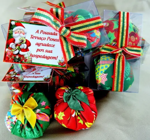 Lembrancinha 2 Sachês Caixinha de Natal