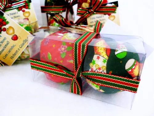 Lembrancinha 2 Sachês Caixinha de Natal