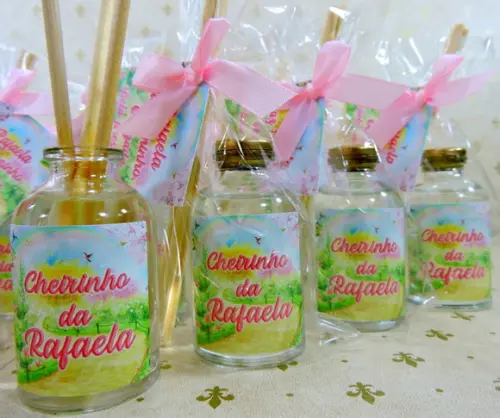 Lembrancinha Aniversário 1 Aninho Mini Aromatizante Difusor